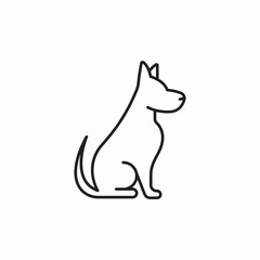 dog pet icon sign vector