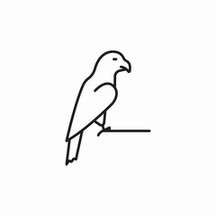 parrot bird icon sign vector