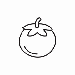 tomato fruit icon sign vector