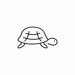 turtle reptile icon sign vector