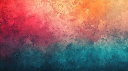 Obraz premium Abstract gradient artwork with vibrant colors transitioning from red to blue.