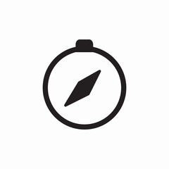 compass navigation icon sign vector