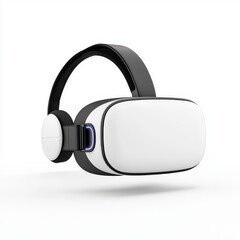 VR glasses, a virtual reality device isolated on a transparent or white background, in png format.