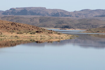 Barrage El Mansour Eddahbi, Ouarzazate Lake in Morocco