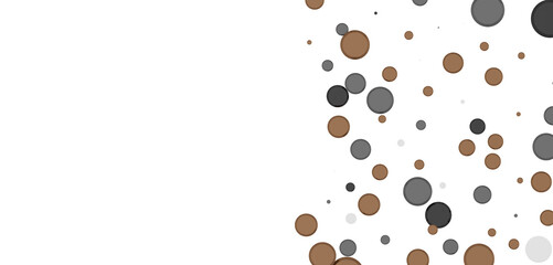 Multicolor confetti abstract background with a lot of falling pieces, isolated on a white background.