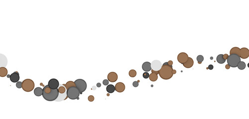  Multicolored confetti on white