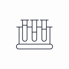 flask laboratory icon sign vector