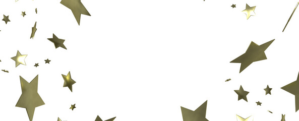 Starry Christmas Cascade: Radiant 3D Illustration Showcasing Falling Holiday Starlight Streams