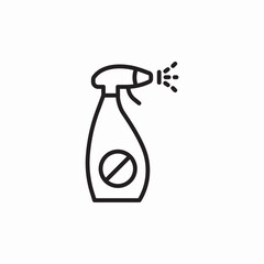sanitizer spray icon sign vector
