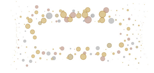 Radiant Revelry: Dynamic 3D Illustration of a Radiating gold Confetti Celebration