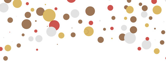 Multicolor confetti abstract background with a lot of falling pieces, isolated on a white background. Festive decorative tinsel element for design