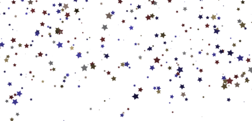 Heavenly Showers: 3D Gold Stars Rain Illustration Transcends Imagination