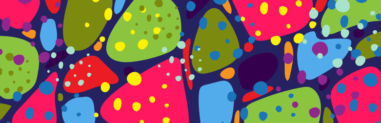Abstract Colorful Rainbow Vector Background. 