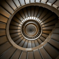 Fototapeta premium spiral staircase in a church