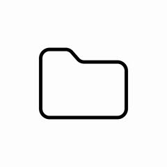 folder binder icon sign vector