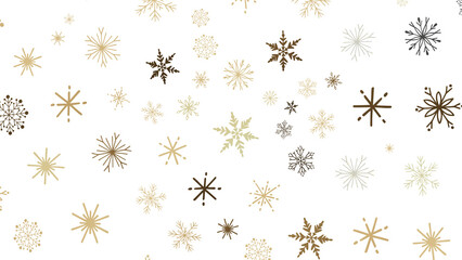 Abstract Gold Star Falling Soft Focus Background, 3D rendering.