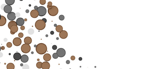 Shimmering Bliss: Mesmeric 3D Illustration Depicting Glistening gold Confetti