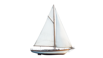  l stock photo Sailboat, Nautical Vessel, Cut Out, White Background, Sail