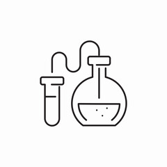 chemistry lab icon sign vector