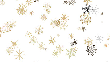 Snowflakes - Christmas Card - Snowflakes Of Paper In Frame