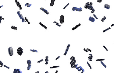 Paragraph in 3d ground panorama