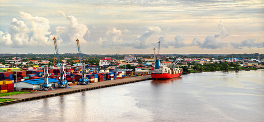 Jules Sedney Haven, Formerly Nieuwe Haven, The Main Cargo Seaport of Suriname in Paramaribo