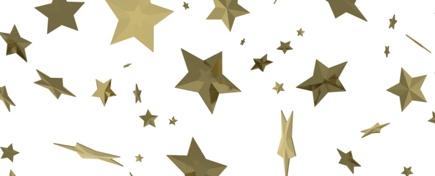 XMAS A gray whirlwind of golden snowflakes and stars. New