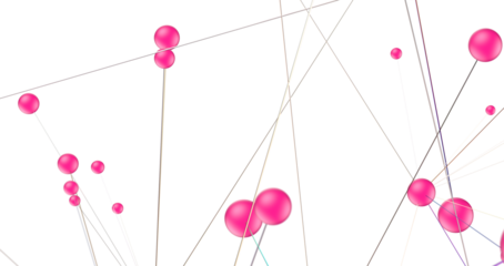 Concept of AI technology, Motion of digital data flow.