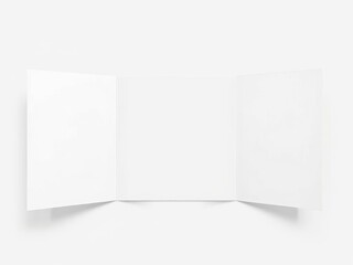 Folder die cut mock up template vector with realistic shadow and highlights, editable design elements, shadow, design, folder