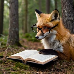 Smart Fox Reading Book