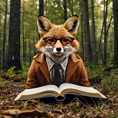 Smart Fox Reading Book