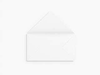Envelope die cut mock up template vector with customizable design for branding and packaging projects, blank, design, marketing