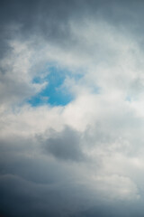blue sky with clouds
