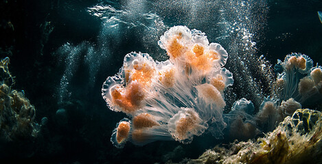 coral reef in the sea