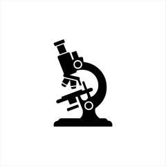 microscope vector silhouette high quality image 