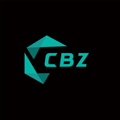 CBZ creative minimalist letter logo. CBZ unique vector initials alphabet letter logo design