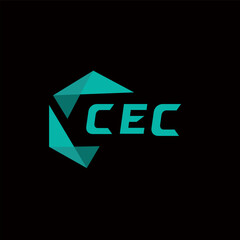 CEC creative minimalist letter logo. CEC unique vector initials alphabet letter logo design