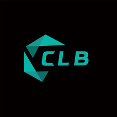 CLB creative minimalist letter logo. CLB unique vector initials alphabet letter logo design