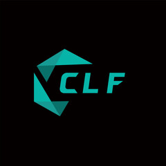 CLF creative minimalist letter logo. CLF unique vector initials alphabet letter logo design CLF creative minimalist letter logo. CLF unique vector initials alphabet letter logo design
