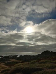 clouds over the mountains