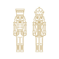 Nutcracker Drawing Line Art Style Illustration
