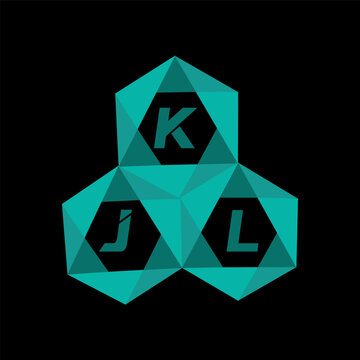 KJL creative minimalist letter logo. KJL unique vector initials alphabet letter logo design