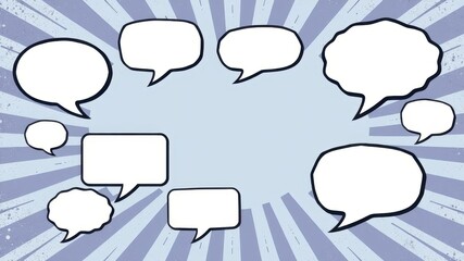 Fototapeta premium A mockup of a comic photo effect with speech bubbles and comic-style filters, graphic, filters, photo