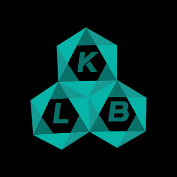 KLB creative minimalist letter logo. KLB unique vector initials alphabet letter logo design
