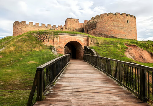 Stunning Entrance to Historic Fort in Tlemcen, Lille Landscape