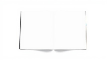 Blank Brochure magazine with empty pages isolated on grey background for design mockup, grey, publication, isolated