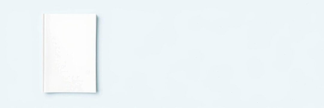 Book cover mockup featuring a blank editable background for customization and design, layout, design, publication