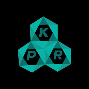 KPR creative minimalist letter logo. KPR unique vector initials alphabet letter logo design