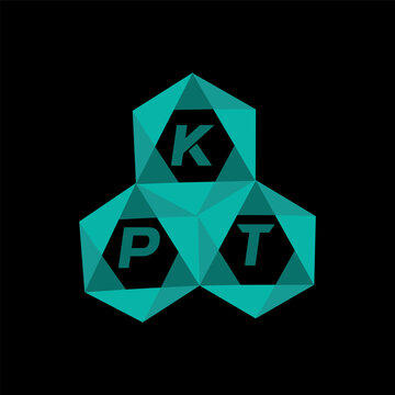 KPT creative minimalist letter logo. KPT unique vector initials alphabet letter logo design