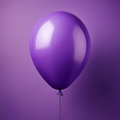 Minimalistischer lila Ballon